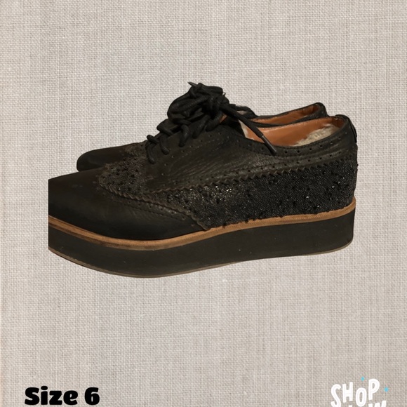 Australia Luxe Collective loafers with shearling, size 6 - Picture 4 of 5